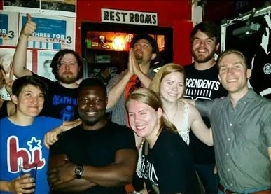Nodding Head crew at the Fire