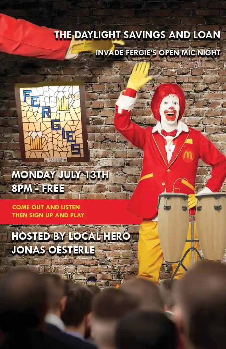 Fergie's Pub flier