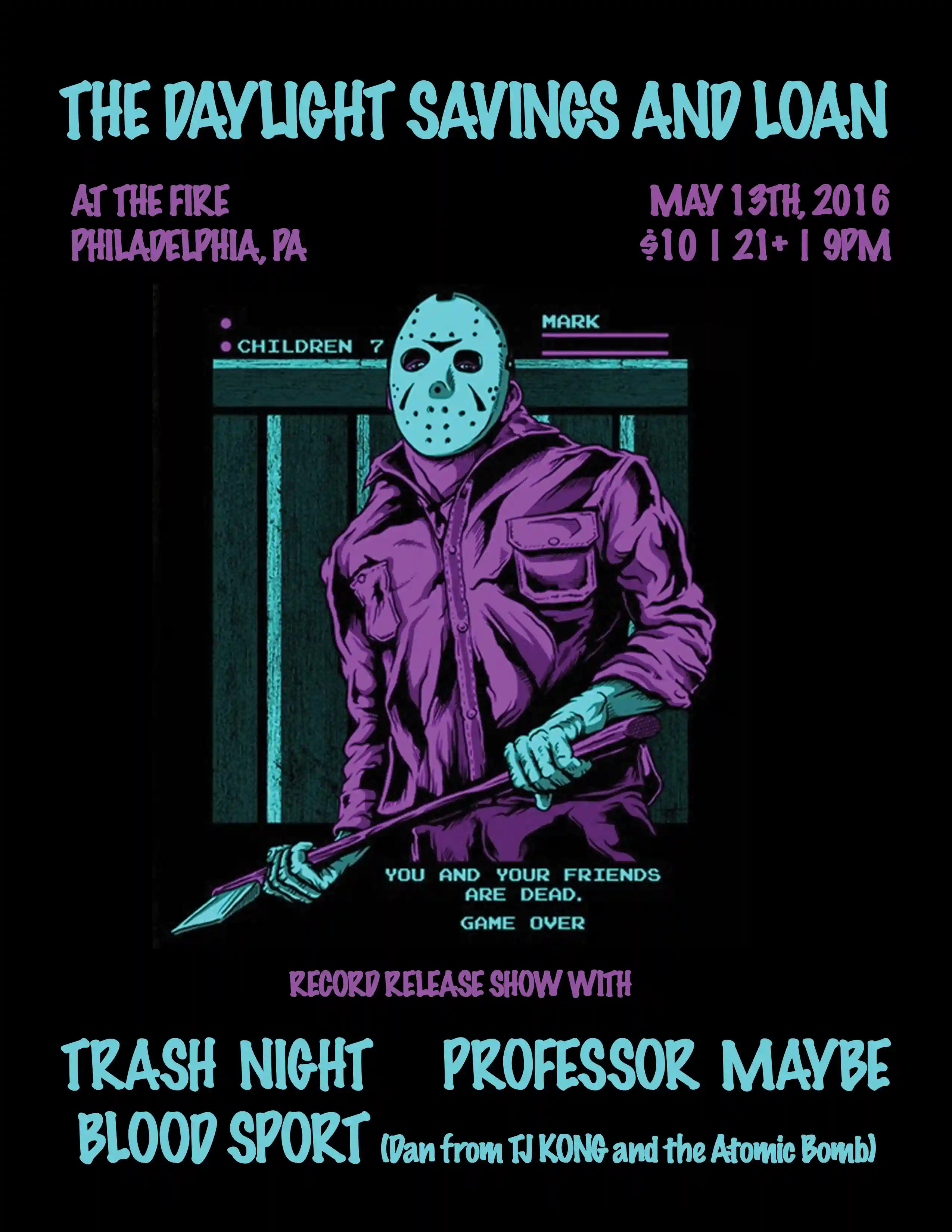 The Fire record release poster